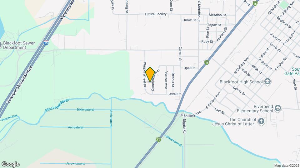 1535 Conestoga Way Map and Location Details