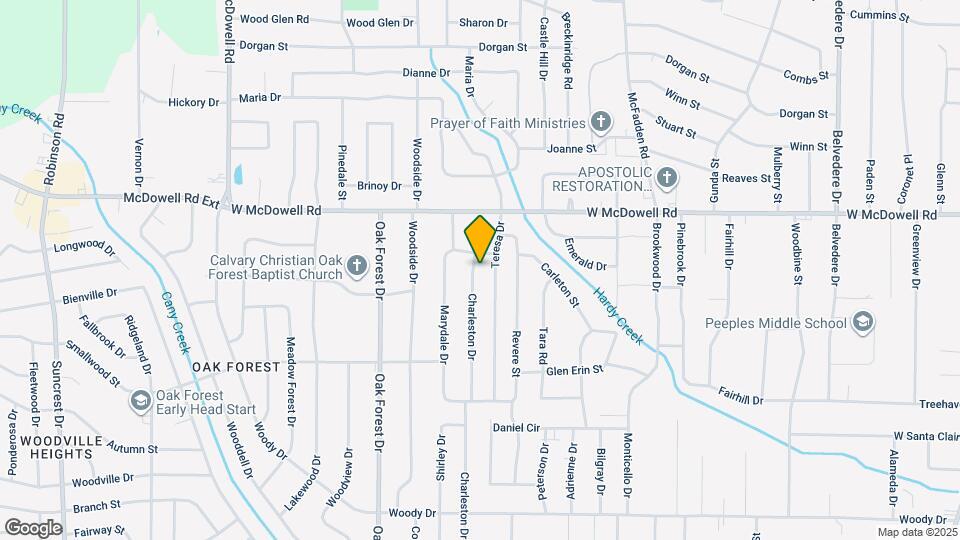 2710 Charleston Dr Map and Location Details