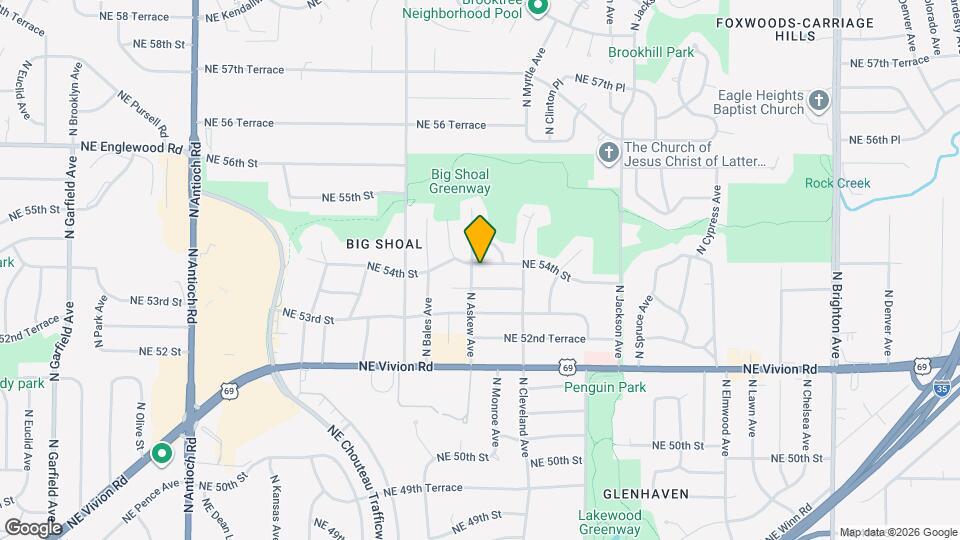 3605 NE 54th St Mapa y Detalles de la Ubicación