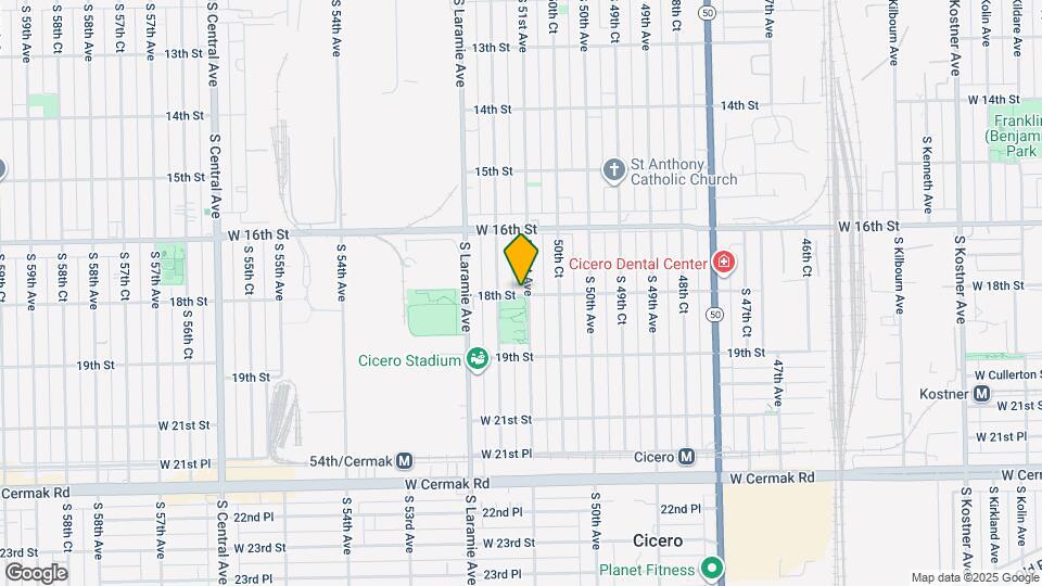 5104 W 18th St Map and Location Details