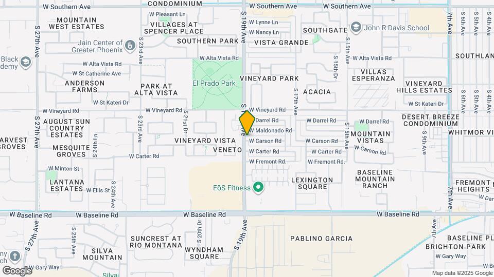 1848 W Carson Rd Map and Location Details