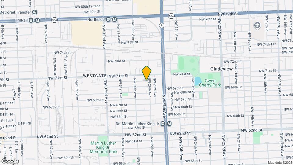 2910 NW 70th Terrace Map and Location Details