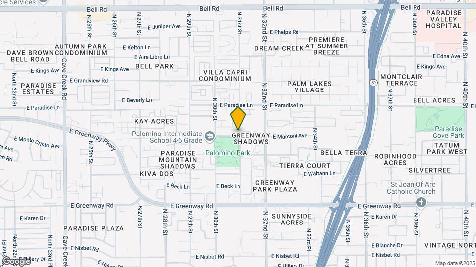 3046 E Marconi Ave Map and Location Details