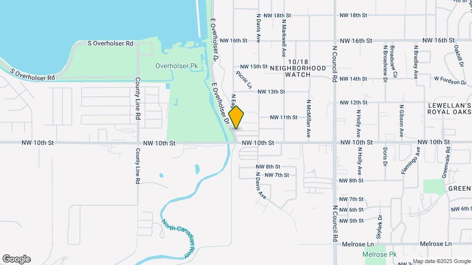 1162 N Eagle Ln Map and Location Details