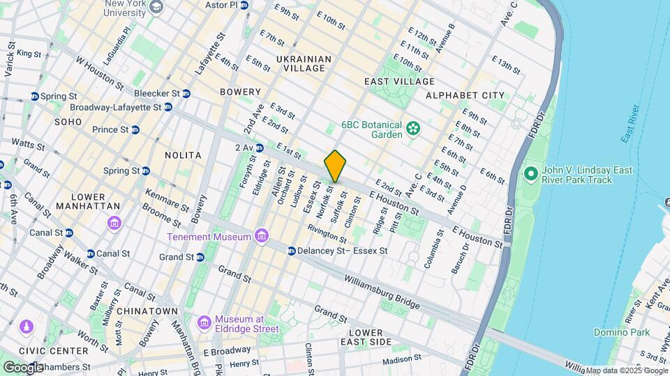 184 Norfolk St Map and Location Details