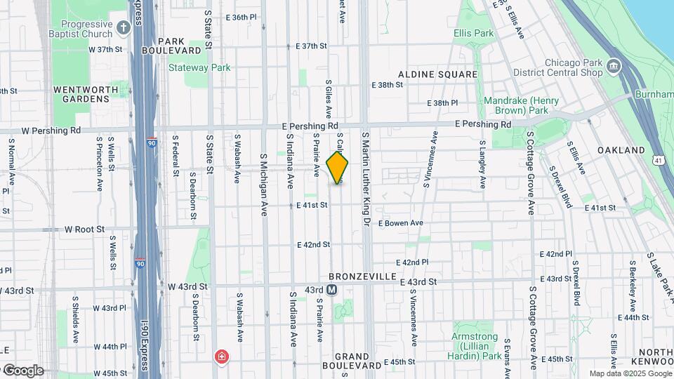 4036 S Calumet Ave Map and Location Details