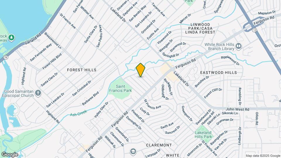 2124 Forest Oaks Dr Map and Location Details