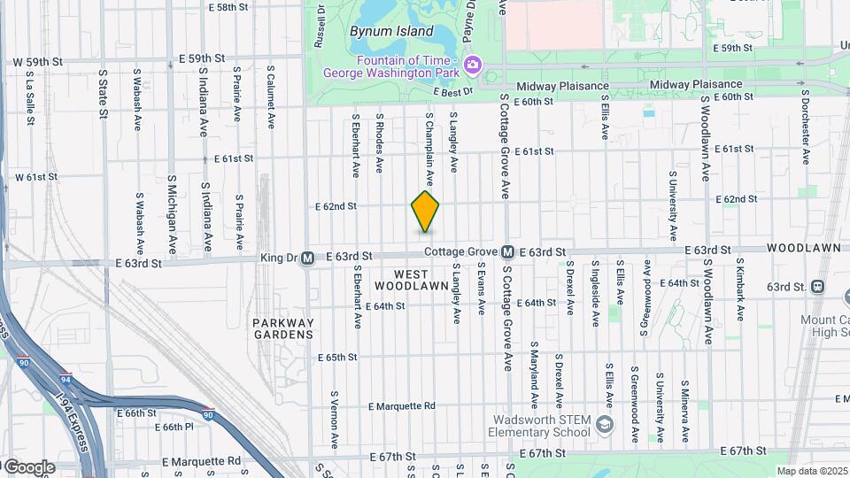 6240 S Champlain Ave Map and Location Details
