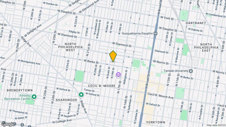 1906 N 18th St Map and Location Details