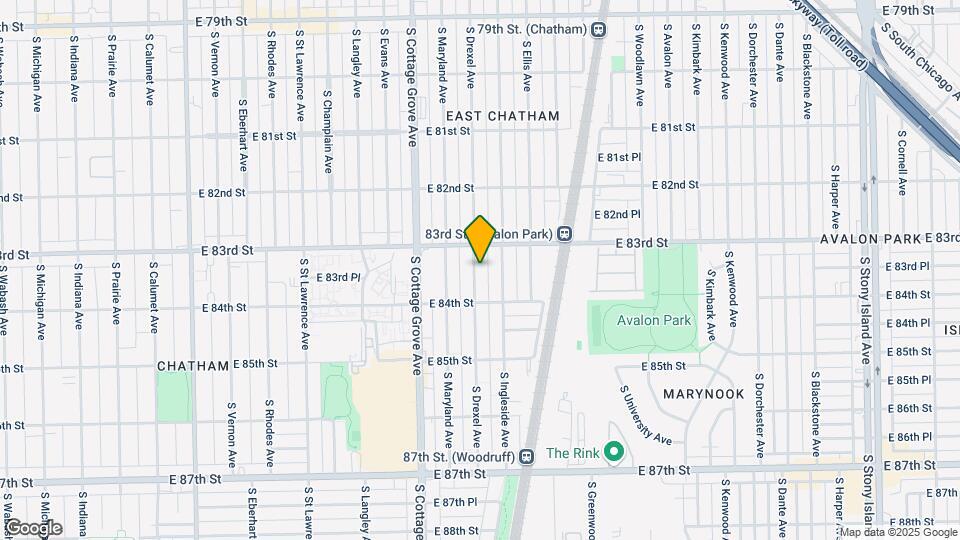 8325 S Drexel Ave Map and Location Details