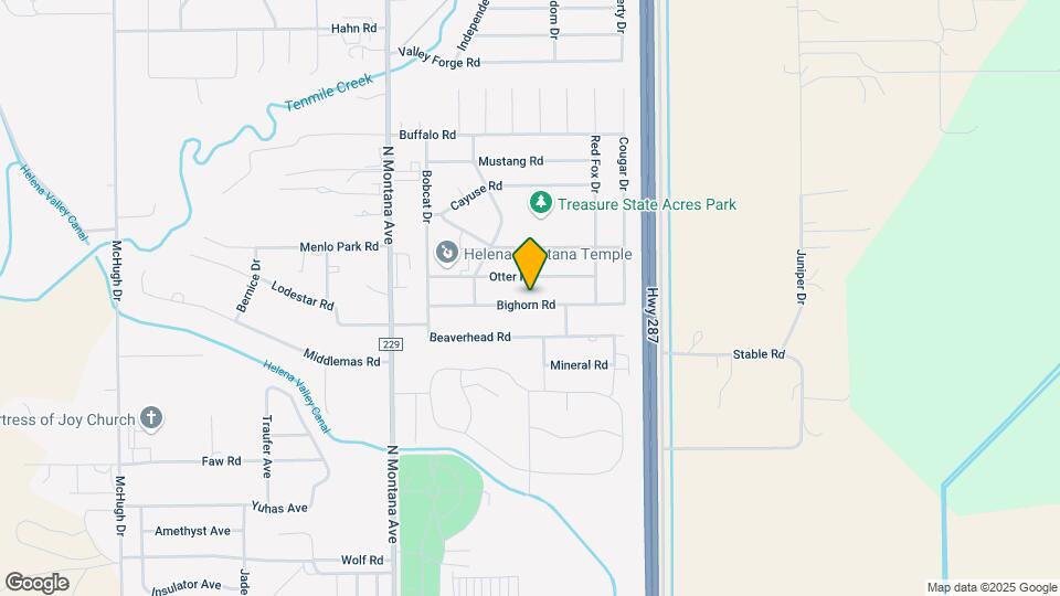 1412 Bighorn Rd Map and Location Details