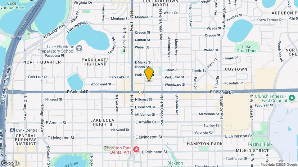 1415 Woodward St Map and Location Details
