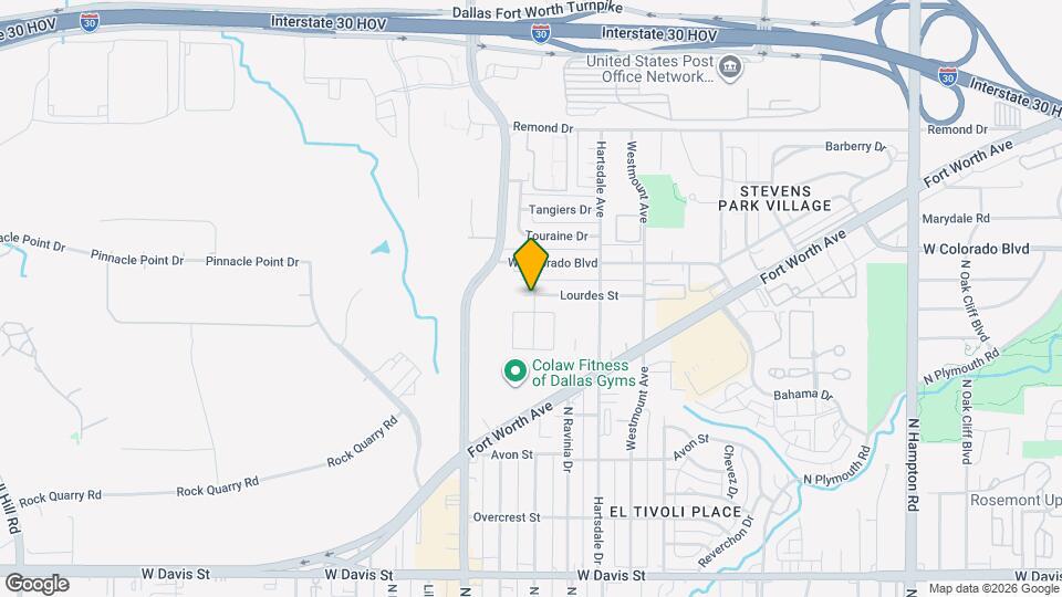 3026 Lourdes St Map and Location Details