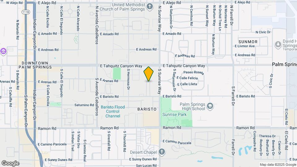 1518 E Baristo Rd Map and Location Details