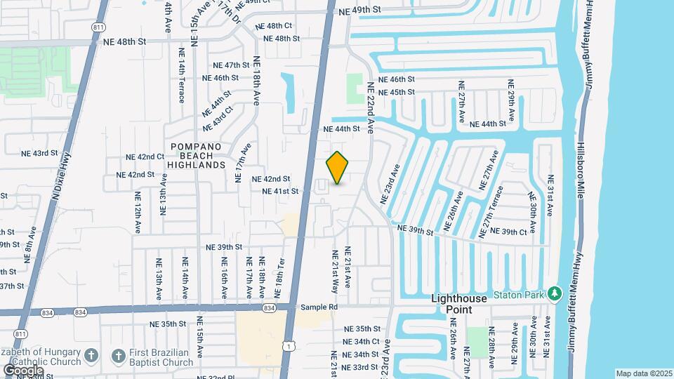 2111 NE 41st St Map and Location Details
