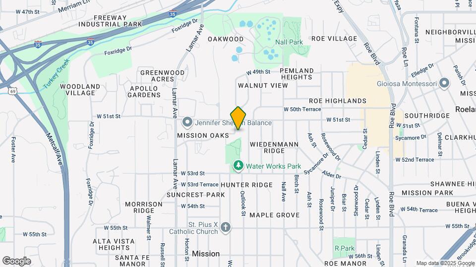 5119 Woodson Rd Map and Location Details