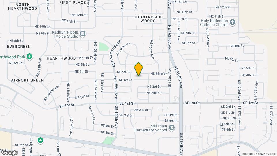 15718 NE 4th St Map and Location Details