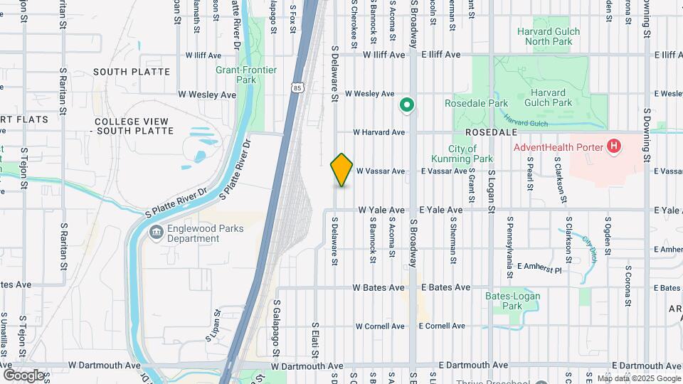 2650 S Delaware St, Unit 81-302 Mapa y Detalles de la Ubicación