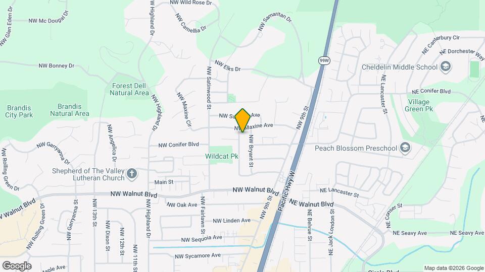 2975 NW Stewart St Map and Location Details
