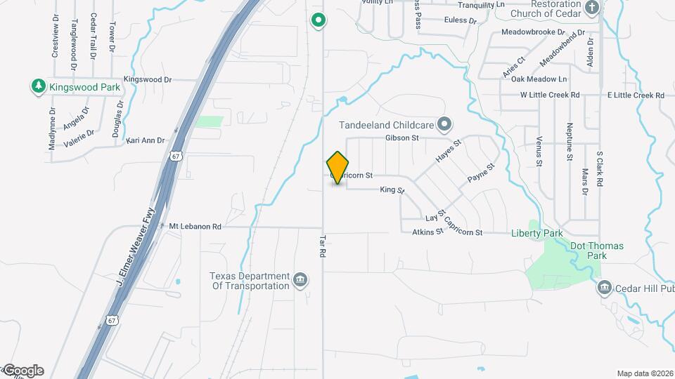 1312 Greenleaf Ct Mapa y Detalles de la Ubicación