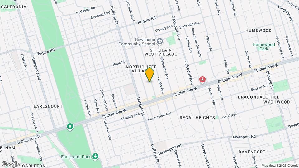 144 Northcliffe Blvd Map and Location Details