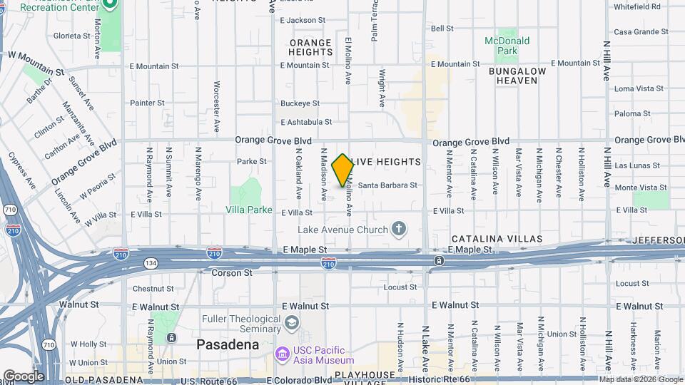 537 N El Molino Ave, Unit 22 Mapa y Detalles de la Ubicación