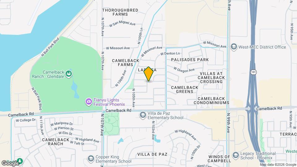5239 N 104th Dr Mapa y Detalles de la Ubicación