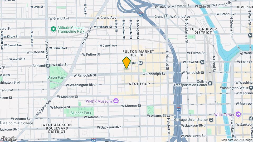 1048 W Randolph St Map and Location Details