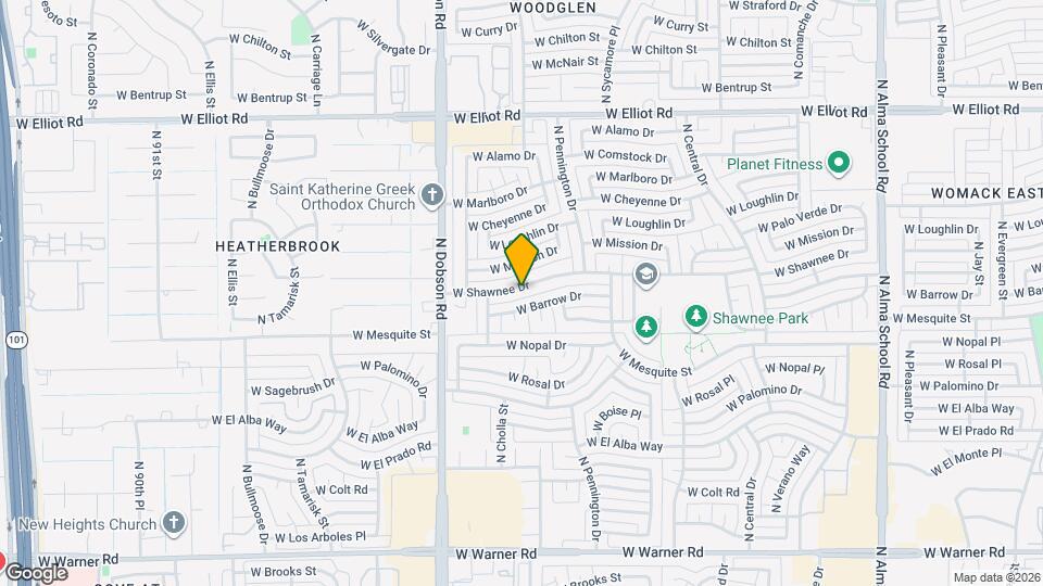 1803 W Shawnee Dr Map and Location Details