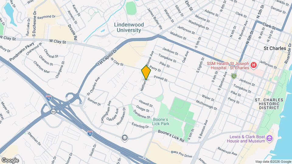 812 Nathan St Map and Location Details