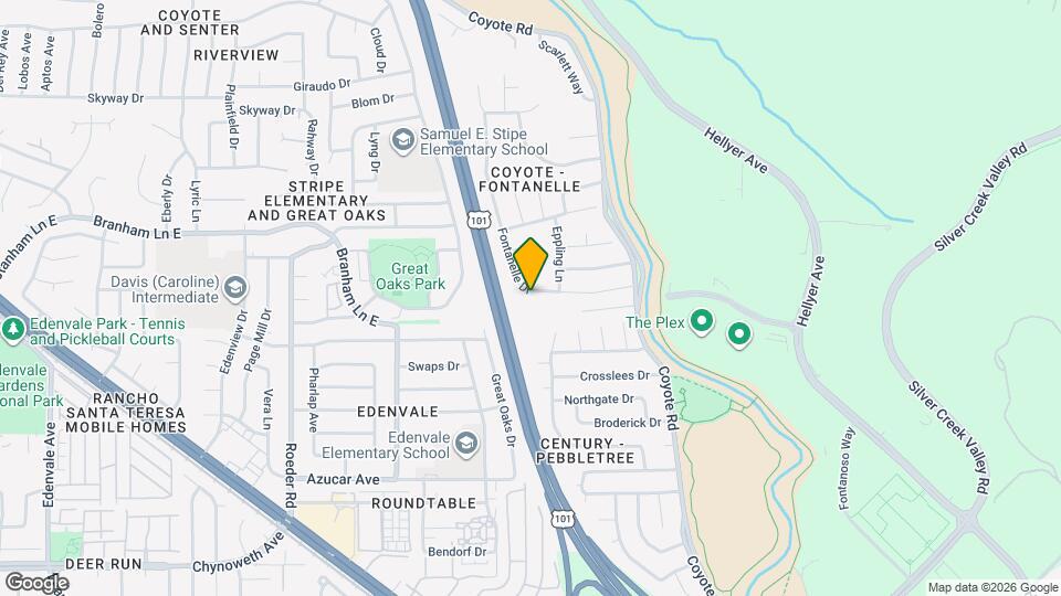 442 Fontanelle Dr Map and Location Details