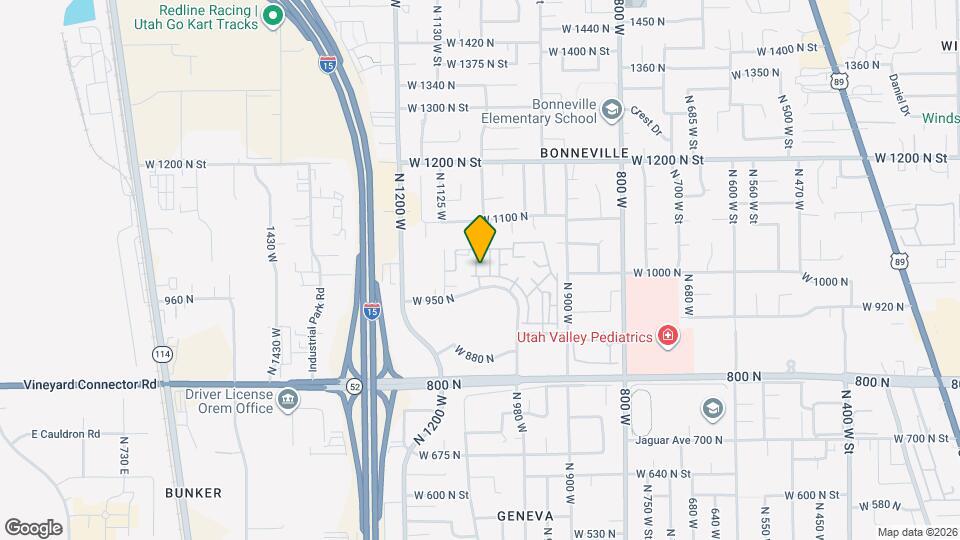 974 N 1030 W St Map and Location Details