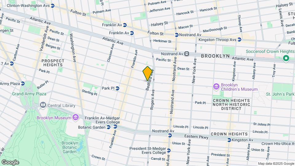 1400-1408 Bedford Ave Map and Location Details