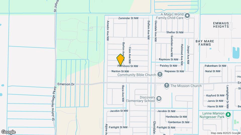 1830 Parrsboro St NW Map and Location Details