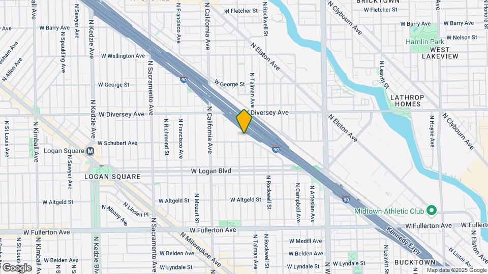 2707-2709 N Washtenaw Ave Map and Location Details
