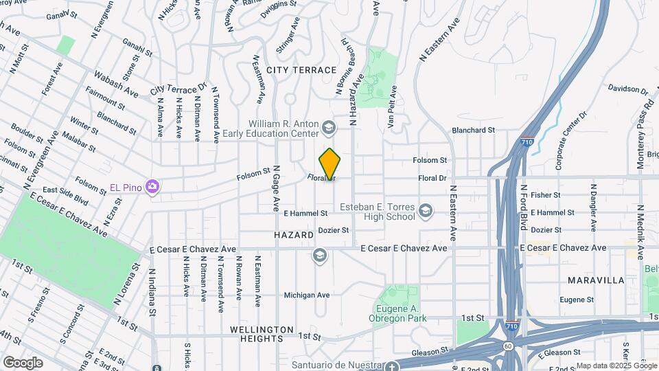 617 N Bonnie Beach Pl Map and Location Details
