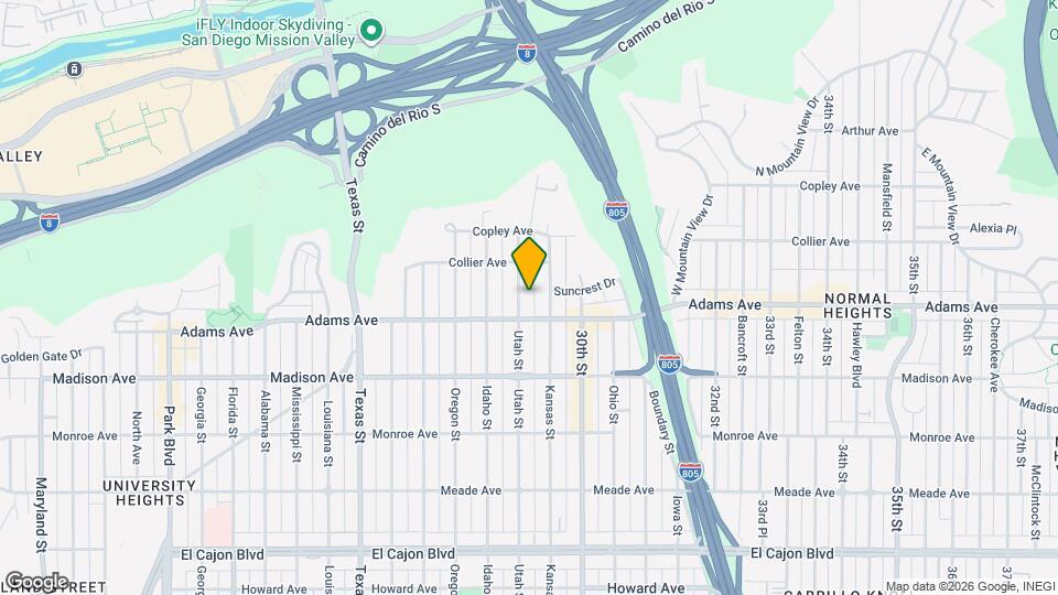 4733 Utah St Map and Location Details