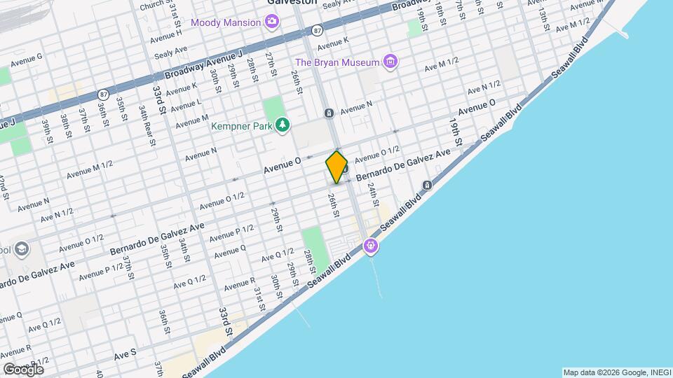 2519 Bernardo De Galvez Ave Map and Location Details
