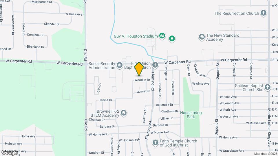 1802 Woodlin Dr Map and Location Details