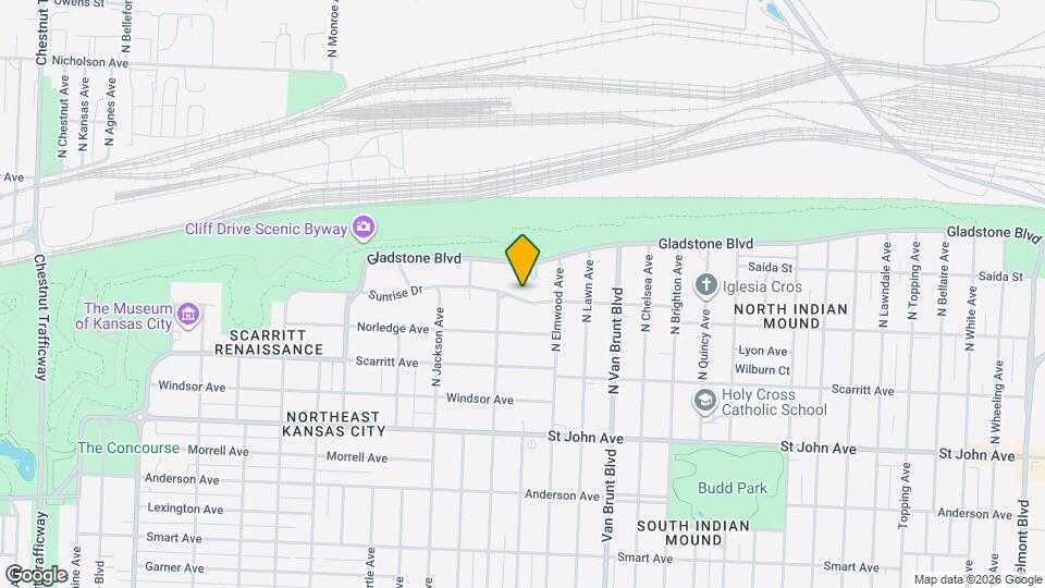 4418 Sunrise Dr Map and Location Details