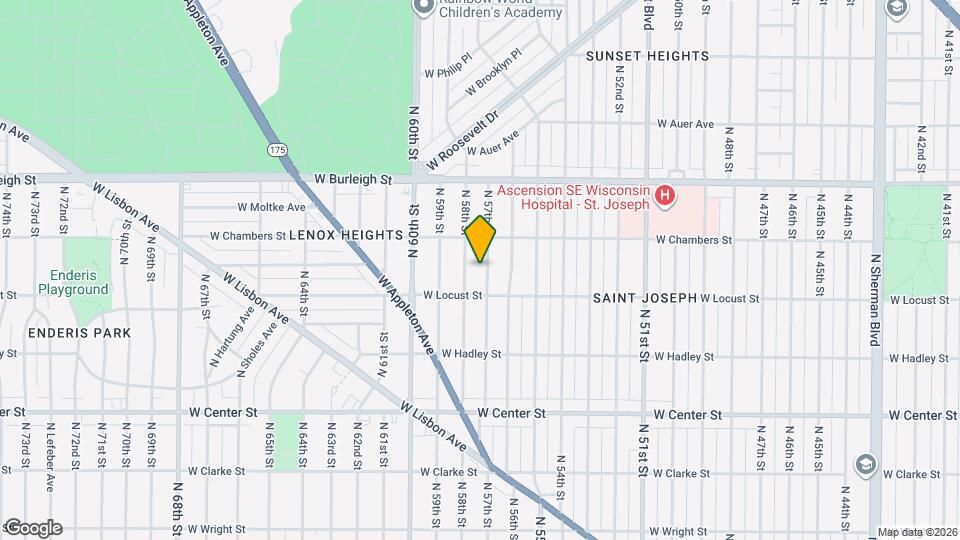 2935 N 57th St Map and Location Details