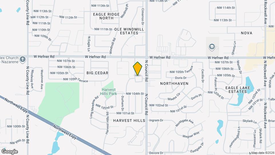 8012 NW 105th St Map and Location Details