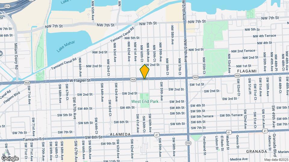 6080 W Flagler St Mapa y Detalles de la Ubicación