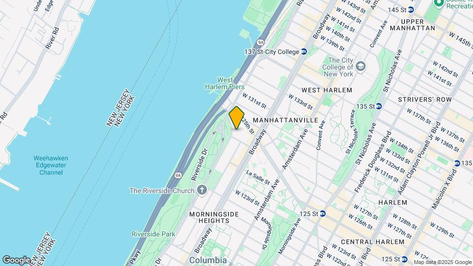 550 Riverside Dr Mapa y Detalles de la Ubicación