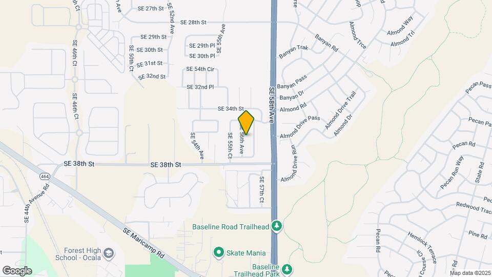 3625 SE 56th Ave Map and Location Details