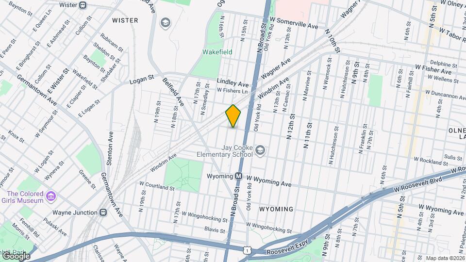 1426 W Rockland St Map and Location Details