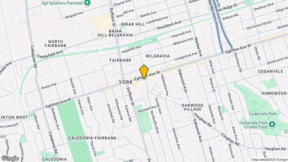 692 Northcliffe Blvd Map and Location Details