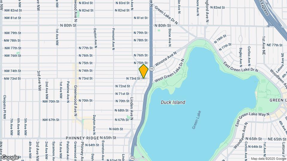 911 N 73rd St, Unit 202 Map and Location Details