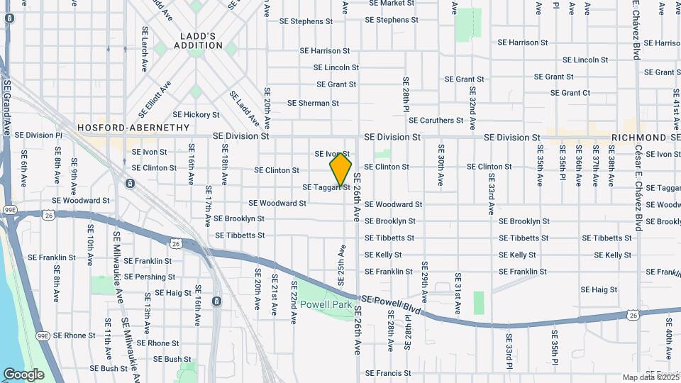 2805 SE 25th Ave Map and Location Details