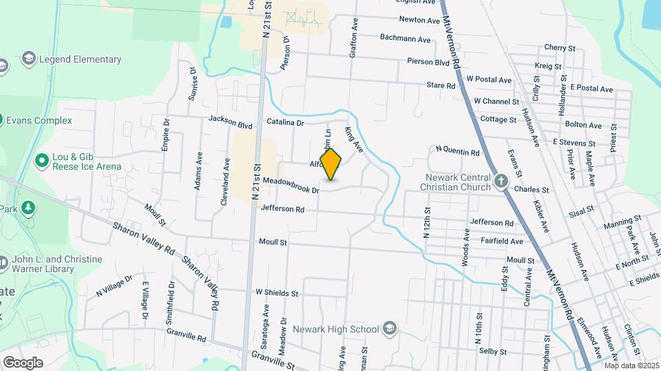 416 Meadowbrook Dr Map and Location Details